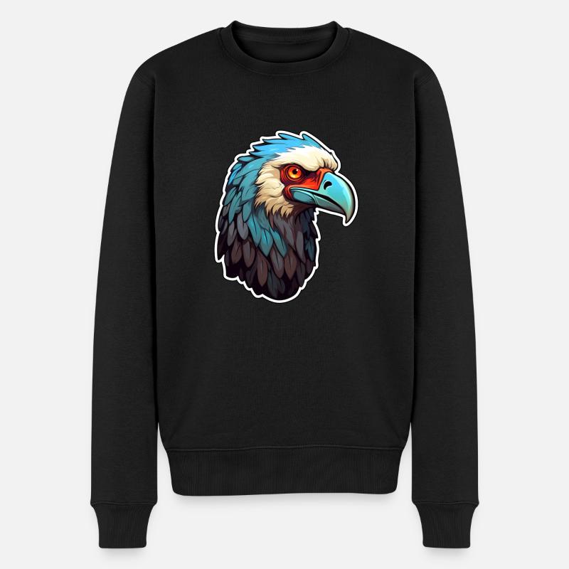 Tête de vautour - Pull Premium bio Homme - noir