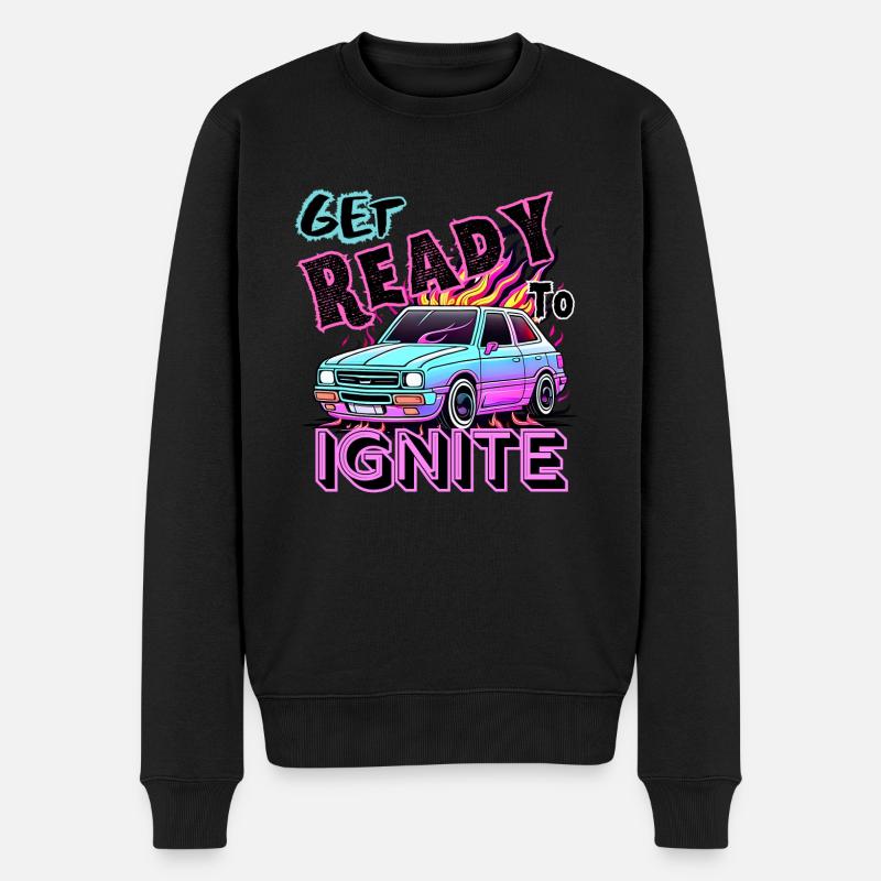 Préparez-vous à commencer - Pull Premium bio Homme - noir