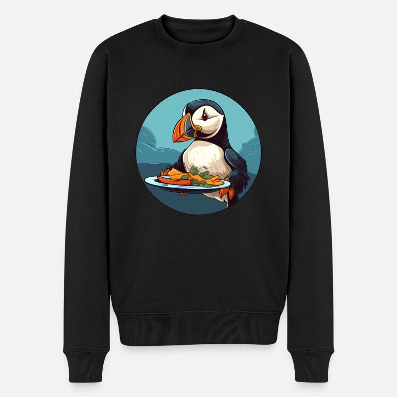 Macareux - Pull Premium bio Homme - noir