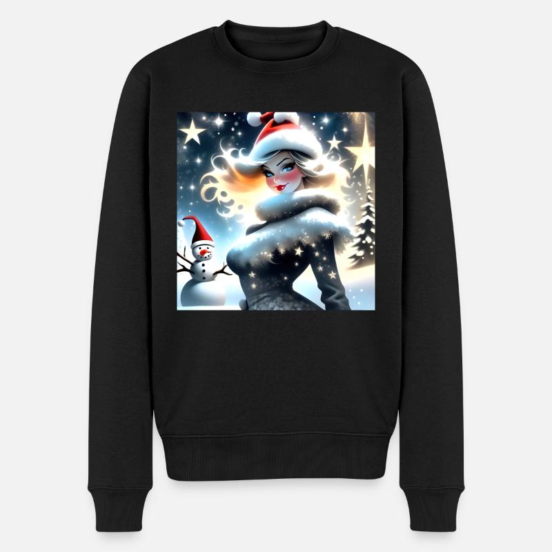 Joyeux Noel #7 - Pull Premium bio Homme - noir