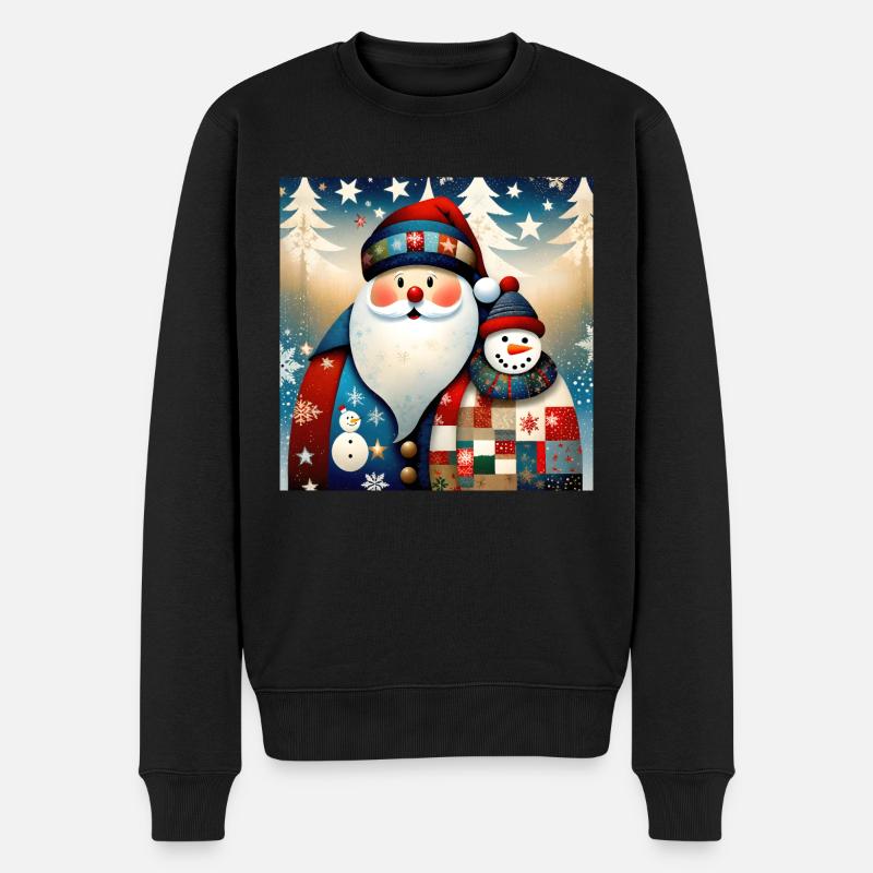 Merry Christmas #16 - Pull Premium bio Homme - noir