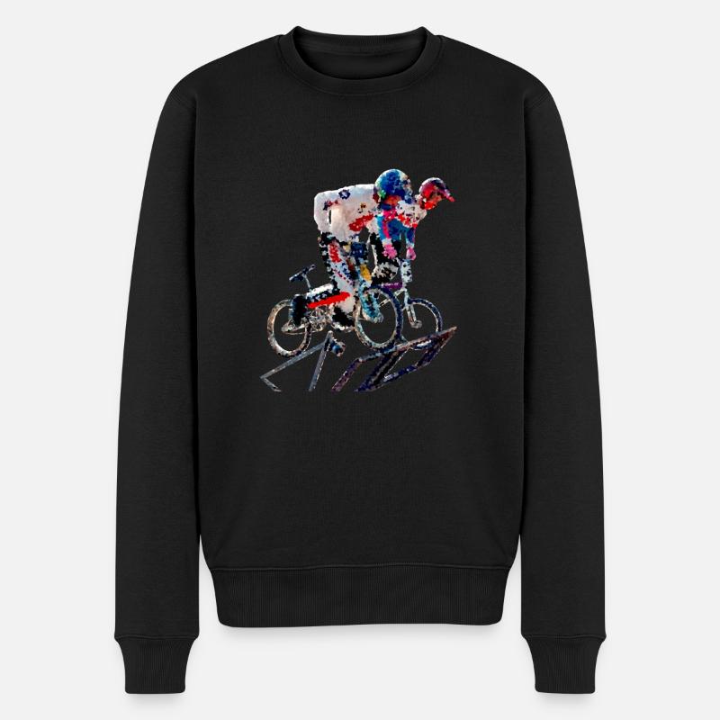 bmx - Pull Premium bio Homme - noir