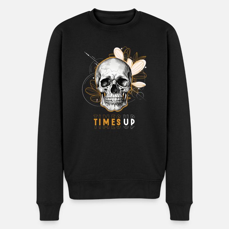 Times Up - Pull Premium bio Homme - noir