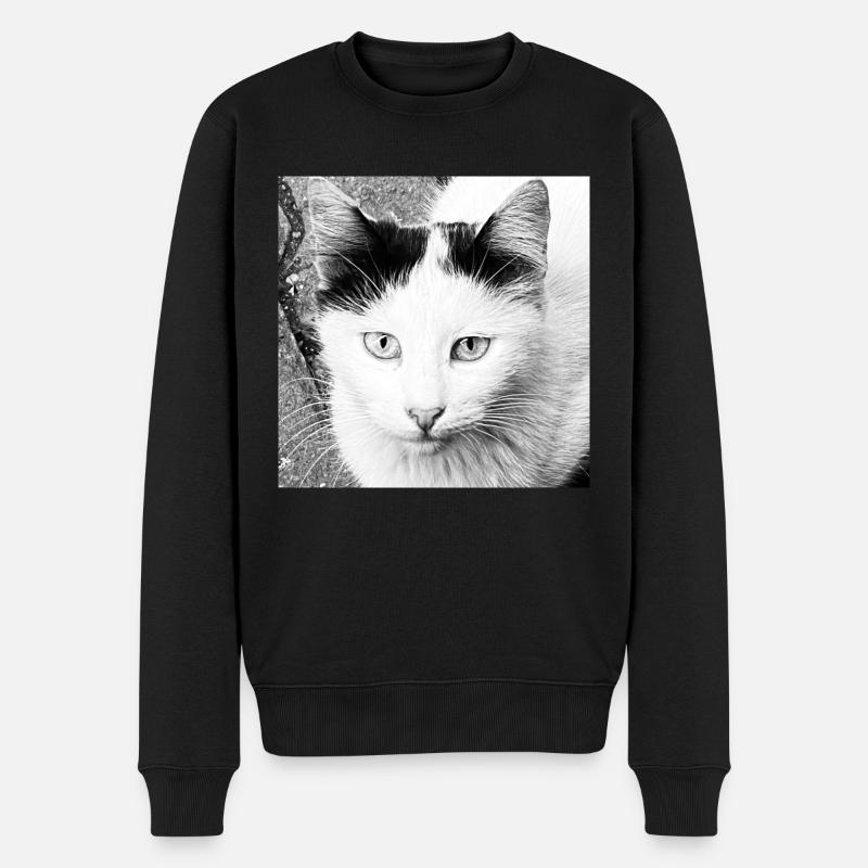 Chat mignon - Pull Premium bio Homme - noir