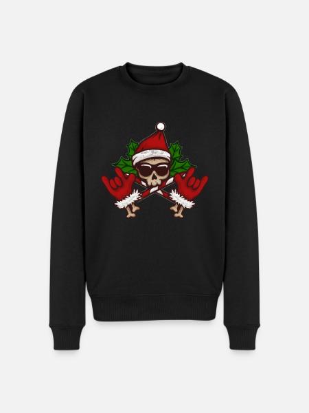 Rocking Christmas - Men's Premium Organic Jumper - black