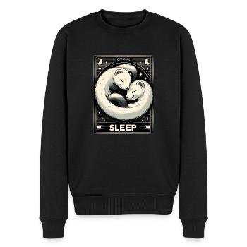 Copains de sieste (2) - Pull Premium bio Homme - noir - Devant - Nico (187cm)