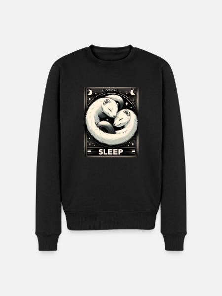 Nap Pals (2) - Men's Premium Organic Jumper - black