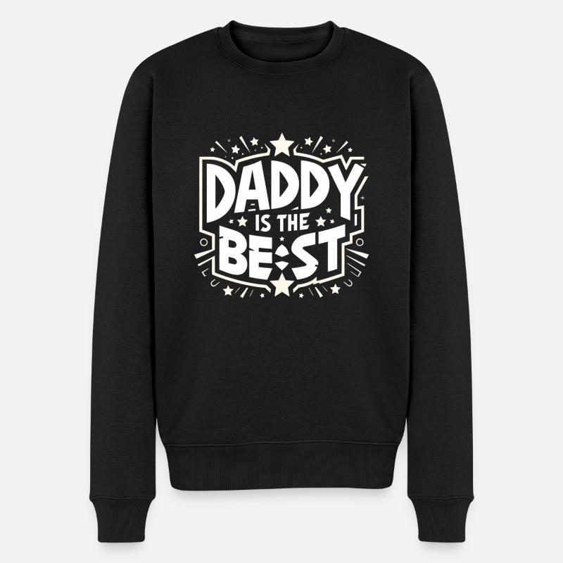 Papa est le meilleur - Pull Premium bio Homme - noir
