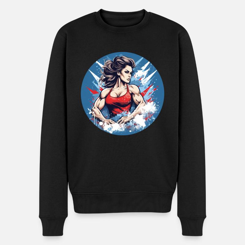 Femme forte - Pull Premium bio Homme - noir