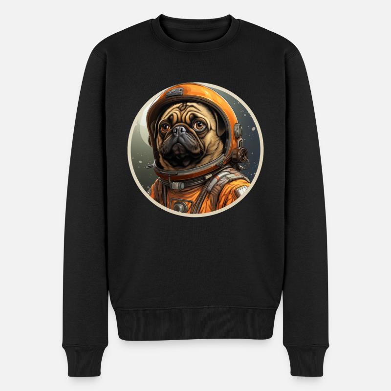 Carlin Austronaut - Pull Premium bio Homme - noir