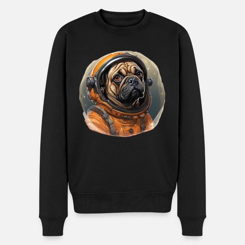 Carlin Austronaut - Pull Premium bio Homme - noir