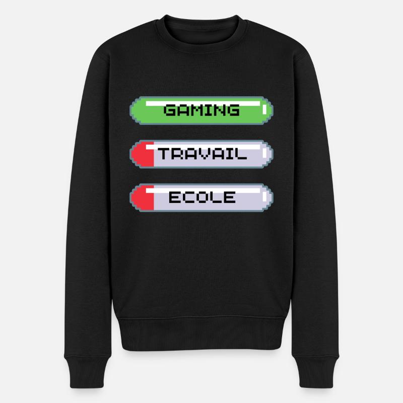 Humour gaming - Pull Premium bio Homme - noir