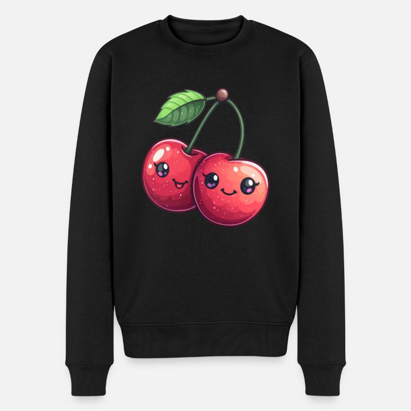 Cerise ludique - Pull Premium bio Homme - noir