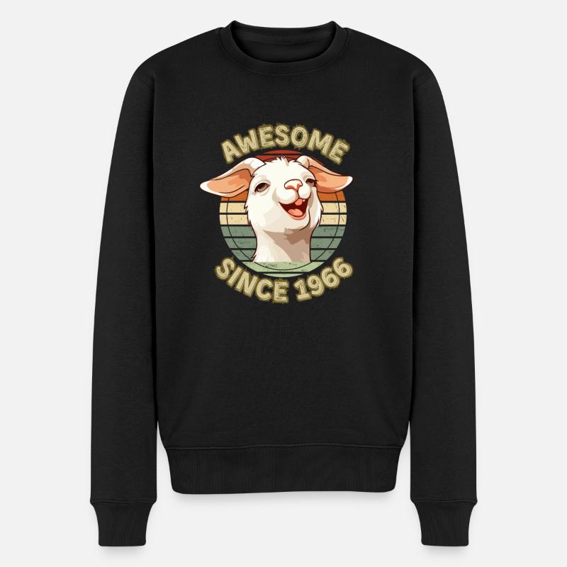 awesome Since 1966-cadeau anniversaire humour 1966 - Pull Premium bio Homme - noir