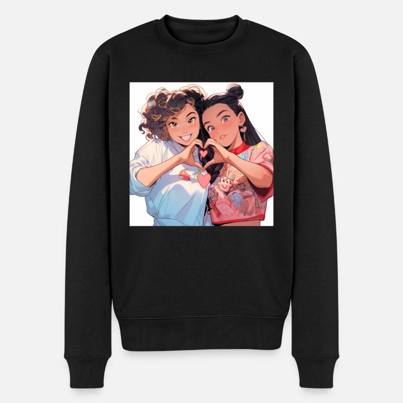 Amoureux - Pull Premium bio Homme - noir
