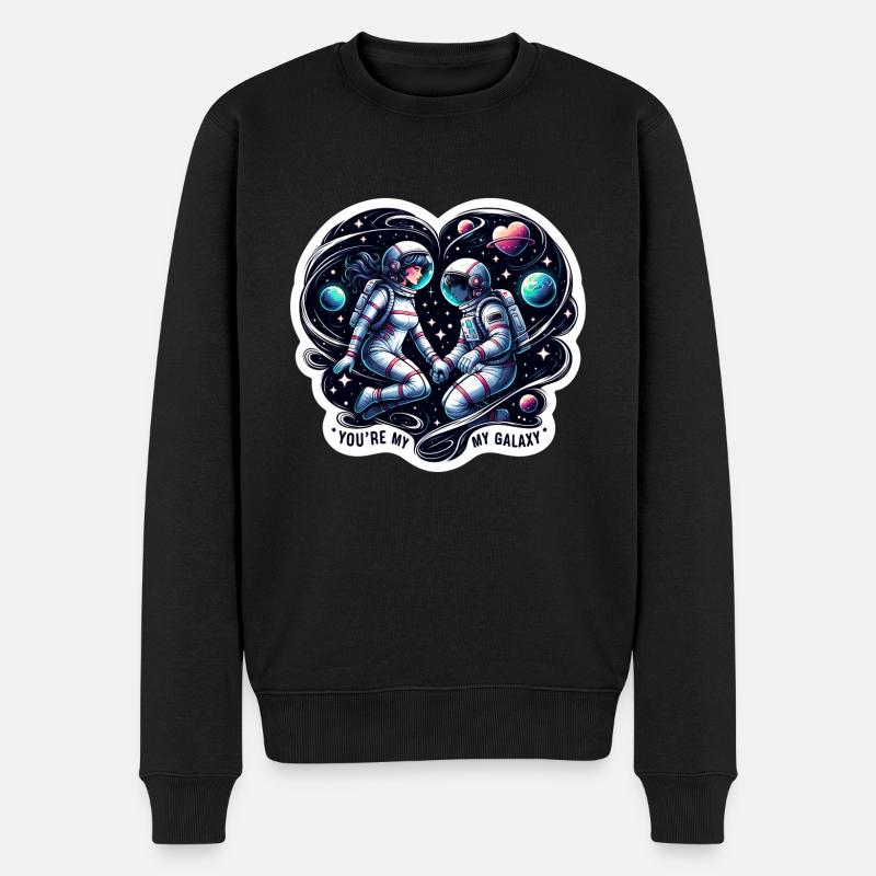 Amour stellaire - Pull Premium bio Homme - noir