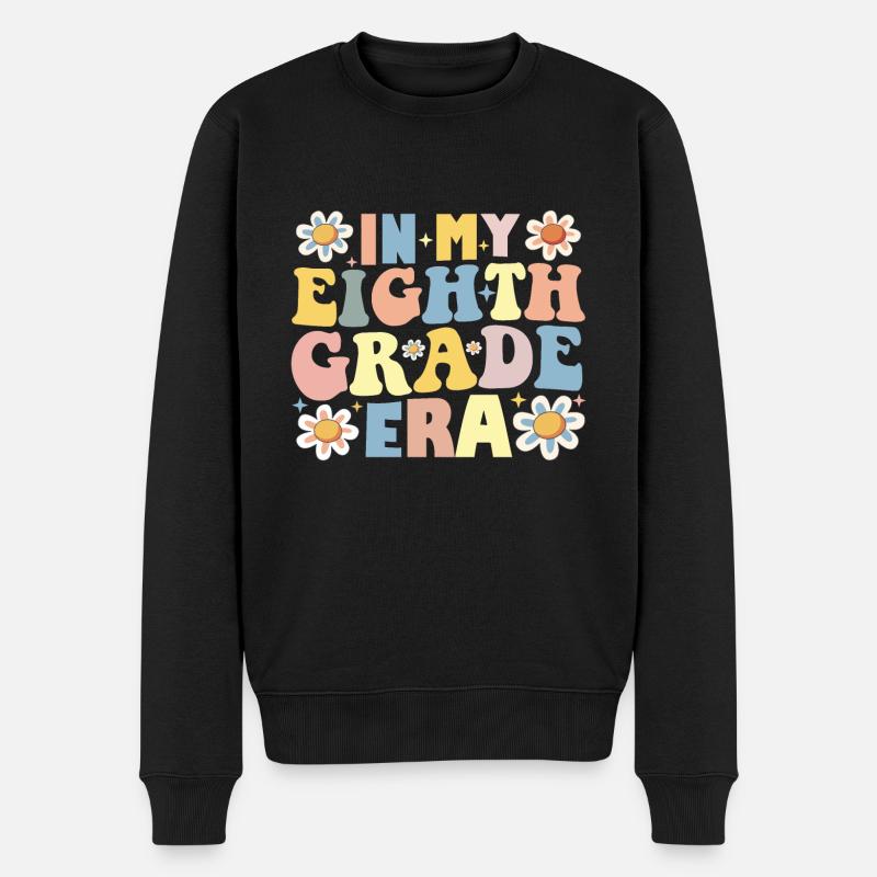 Lehrerschüler in meiner 8. und achten Klasse - Männer Premium Bio Pullover - Schwarz