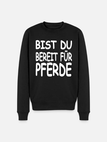 Chevaux - Pull Premium bio Homme - noir