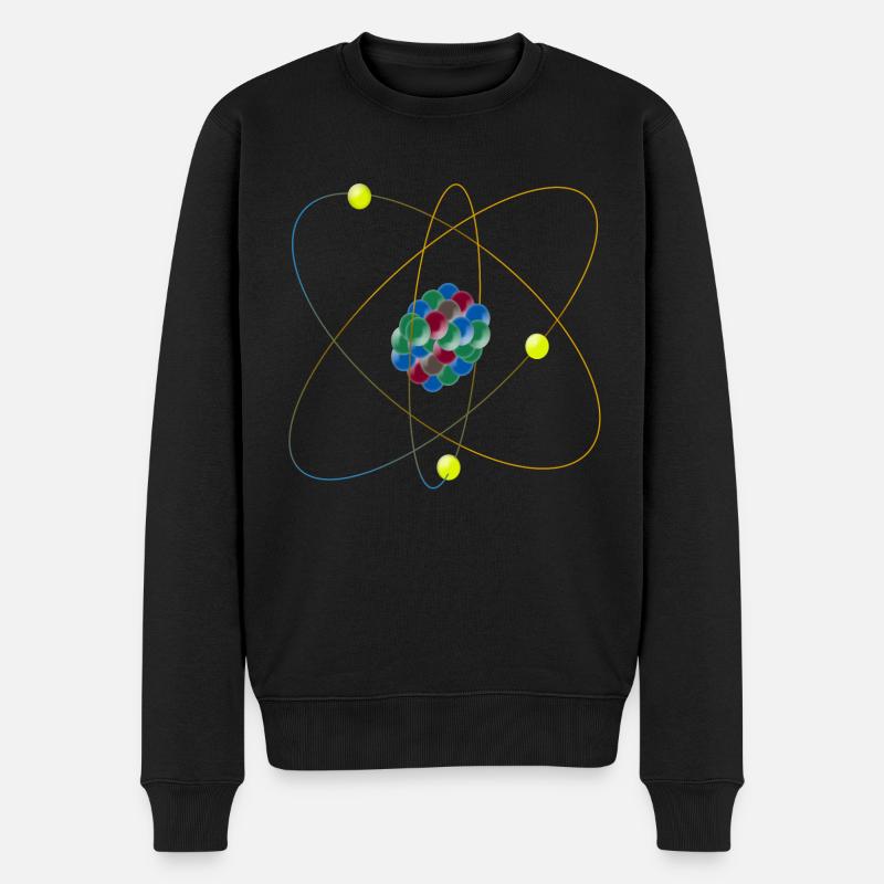 Atome - Pull Premium bio Homme - noir