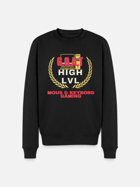 GOAT Mous Keyboard gamer - Men's Premium Organic Jumper - black