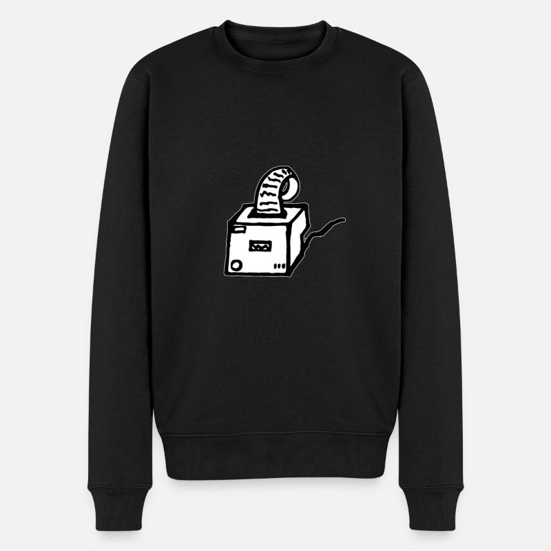 Bondrucker Gastro Gastronomie - Männer Premium Bio Pullover - Schwarz