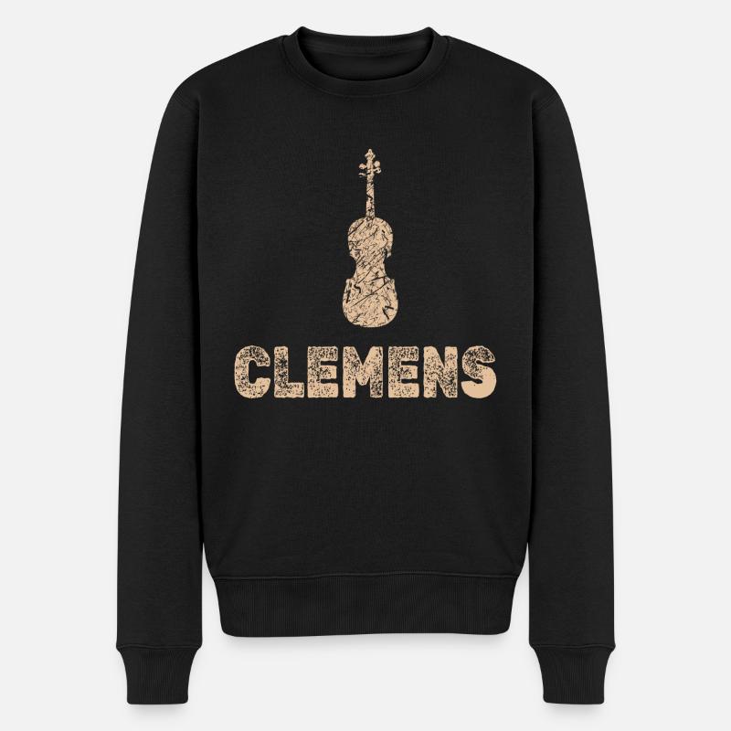 Viola Clemens - Pull Premium bio Homme - noir