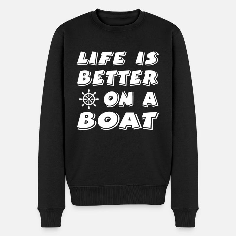 Bateau - Pull Premium bio Homme - noir
