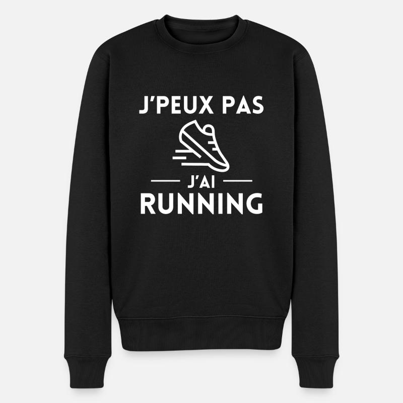 J'peux pas j'ai running - Pull Premium bio Homme - noir