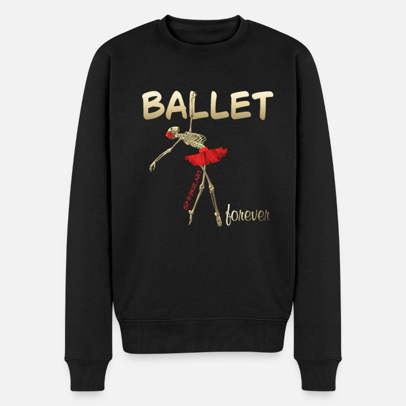 Skeleton - ballet éternel - Pull Premium bio Homme - noir