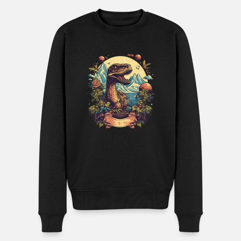 Monströse Verlockung - Männer Premium Bio Pullover - Schwarz