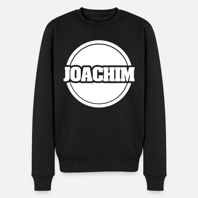 Joachim comme prénom - Pull Premium bio Homme - noir