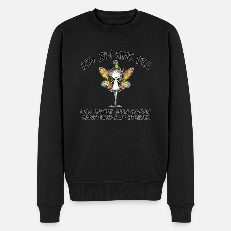 JE SUIS UNE FÉE - Pull Premium bio Homme - noir