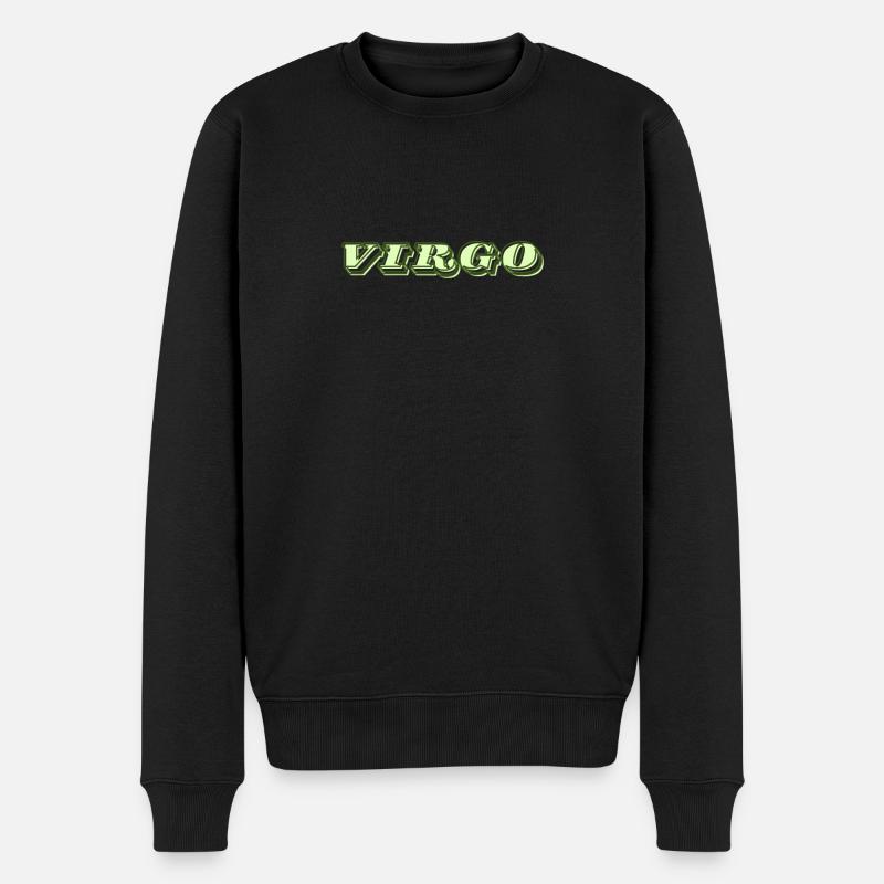 Logo "Vierge" - Pull Premium bio Homme - noir