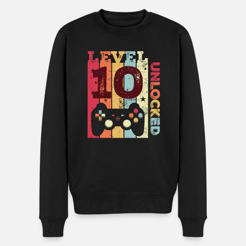 Joueur du 10e anniversaire - Pull Premium bio Homme - noir