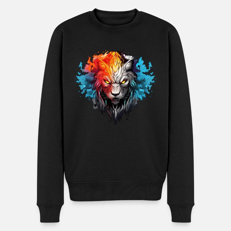 Lindor - Männer Premium Bio Pullover - Schwarz