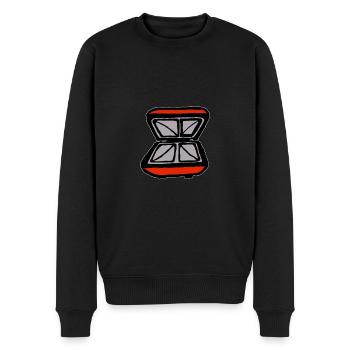 Sandwich grille-pain Snack pain grillé - Pull Premium bio Homme - noir - Devant - Nico (187cm)