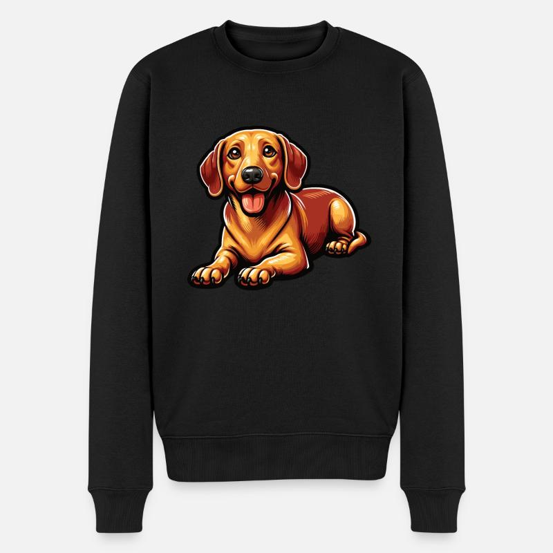 Labrador Retriever - Männer Premium Bio Pullover - Schwarz