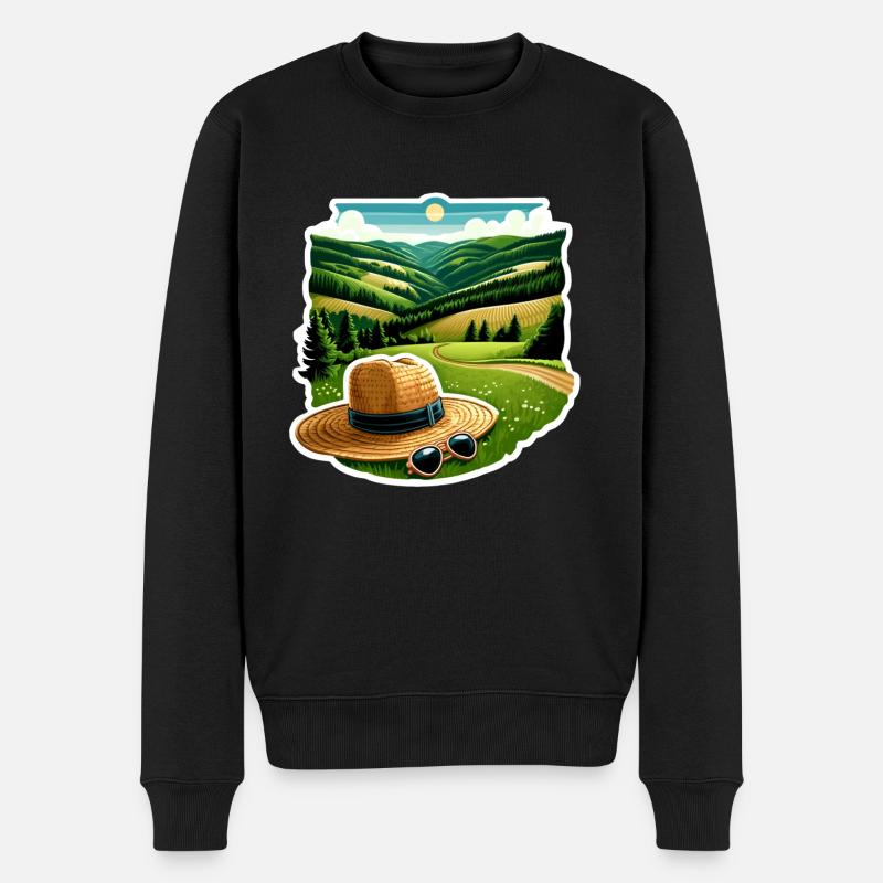 Sauerland Region - Männer Premium Bio Pullover - Schwarz