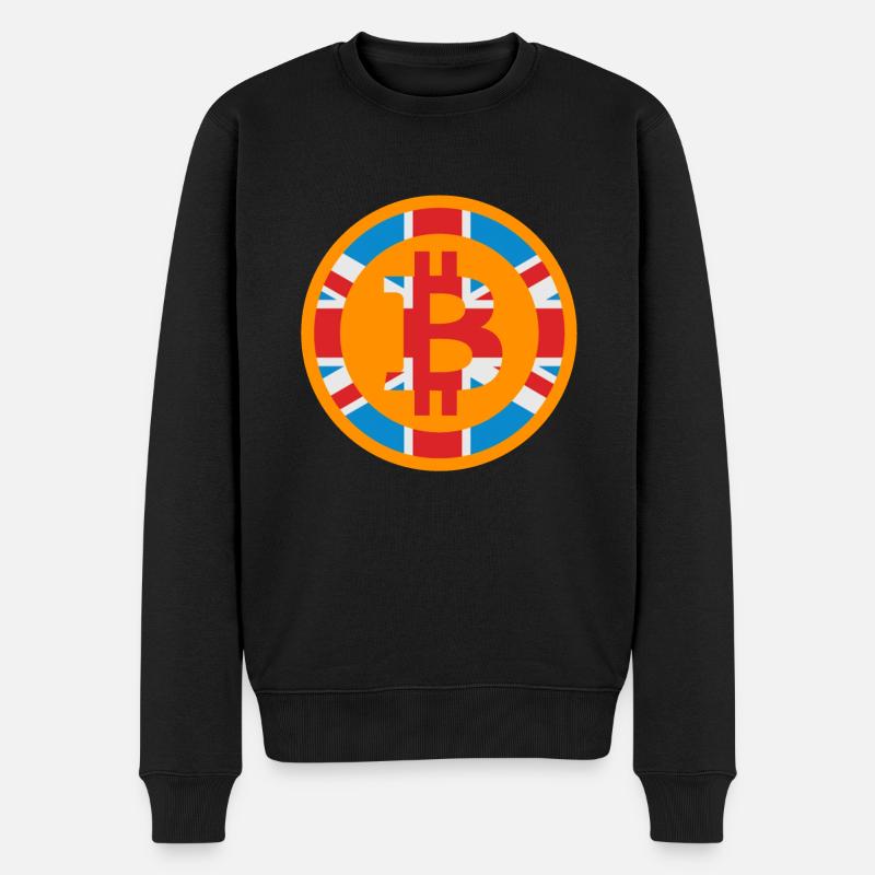 Bitcoin Deutschland - Männer Premium Bio Pullover - Schwarz