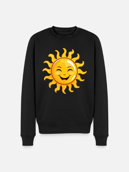 Sun Sunshine Sunbeam - Men's Premium Organic Jumper - black