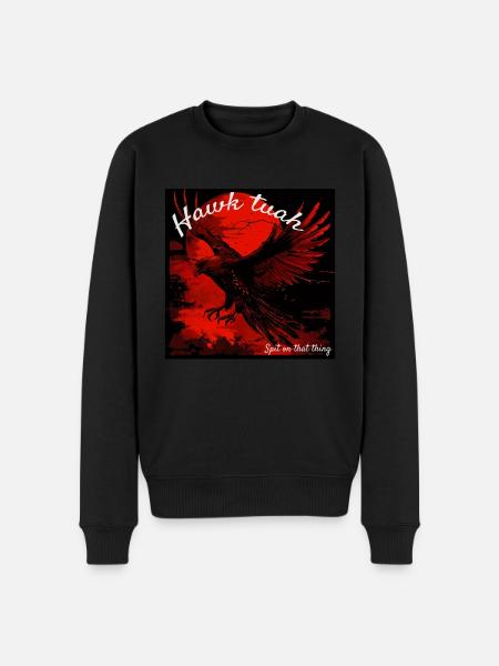 The Hawk Tuah Eagle - Men's Premium Organic Jumper - black