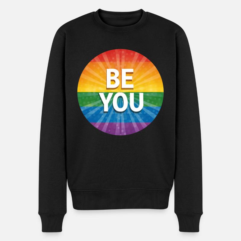 LGBTQ Soyez vous - Pull Premium bio Homme - noir