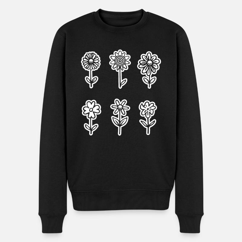 Fleur - Pull Premium bio Homme - noir