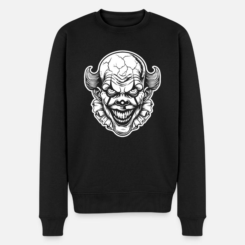 Clown - Pull Premium bio Homme - noir