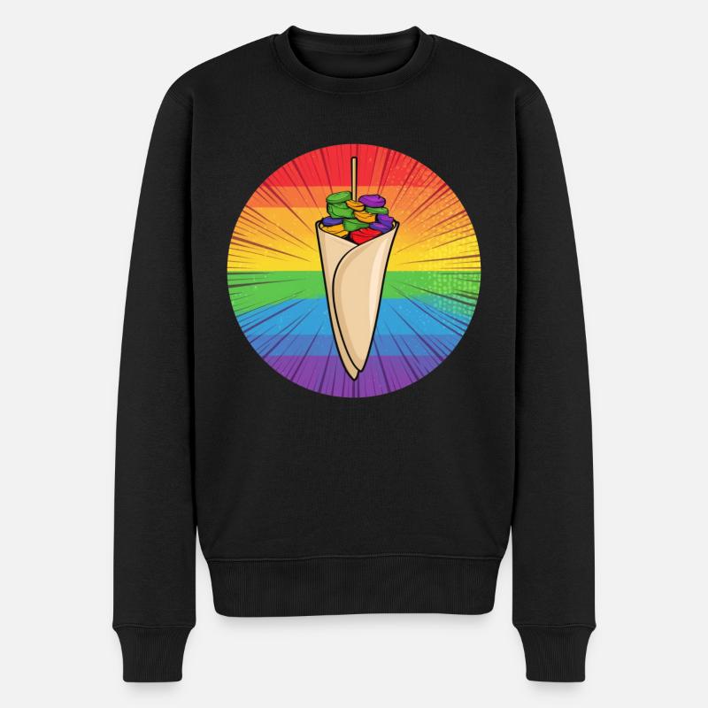 LGBTQ Kebab - Pull Premium bio Homme - noir