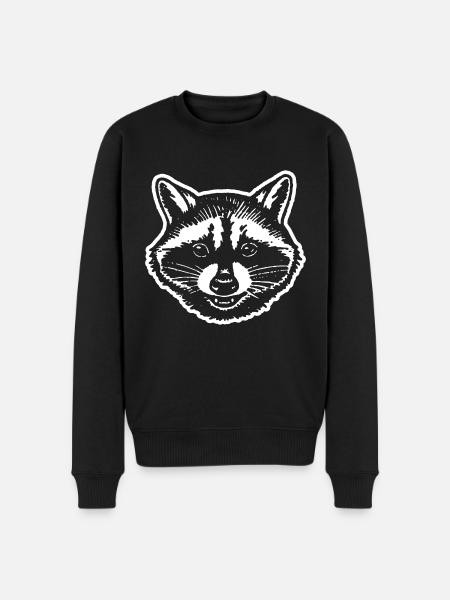 Raton laveur - Pull Premium bio Homme - noir