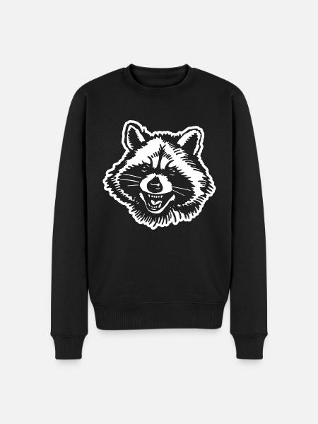 Raton laveur - Pull Premium bio Homme - noir