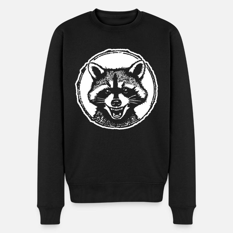 Raton laveur - Pull Premium bio Homme - noir