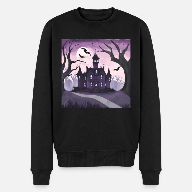 Manoir gothique. - Pull Premium bio Homme - noir