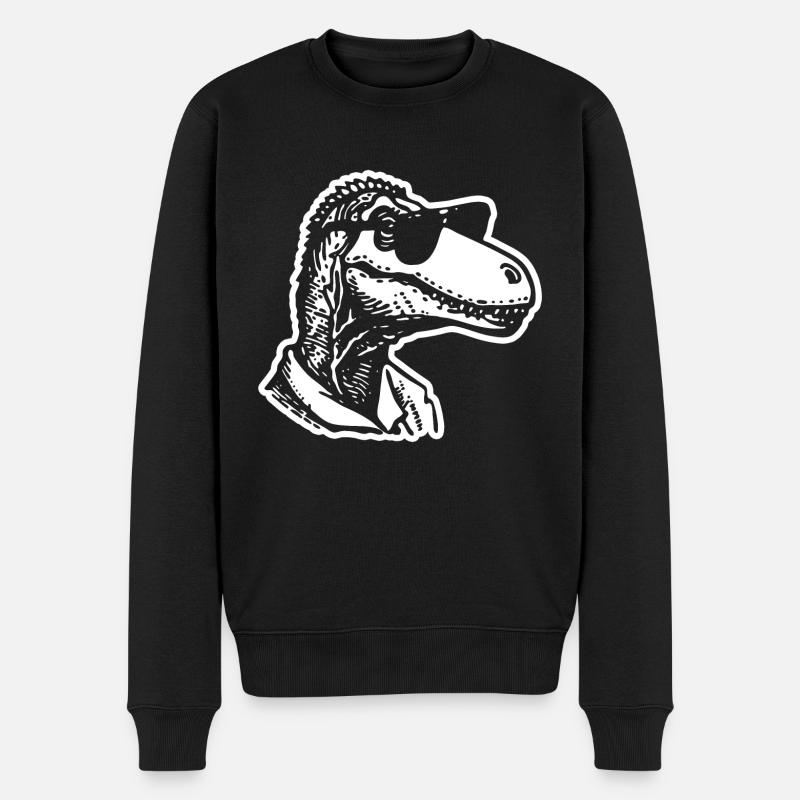 Dinosaure Dino - Pull Premium bio Homme - noir